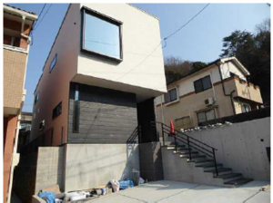 広島市東区上温品、新築一戸建ての外観画像です