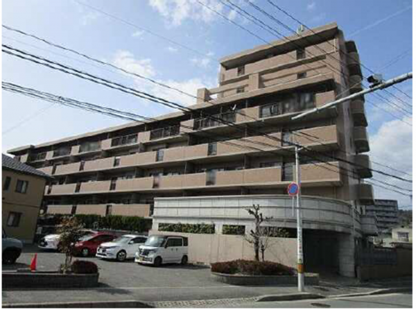 広島市東区中山中町、マンションの外観画像です