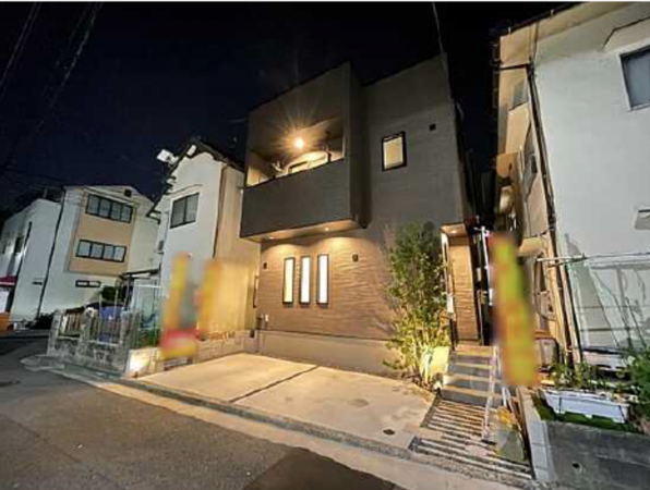 広島市西区大芝、新築一戸建ての画像です