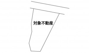 呉市内神町、土地の間取り画像です