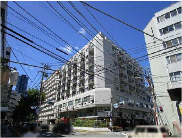 広島市東区光町、マンションの外観画像です