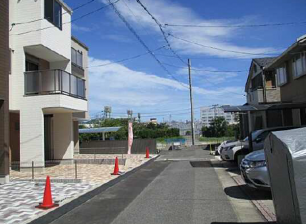広島市西区観音新町、新築一戸建ての画像です