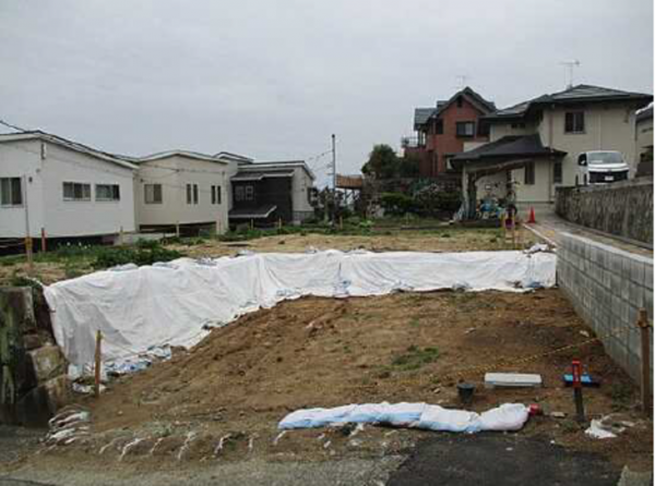 広島市西区草津梅が台、土地の画像です
