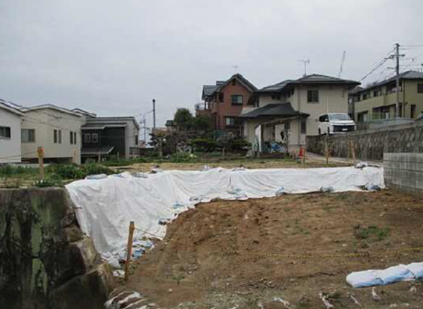 広島市西区草津梅が台、土地の画像です
