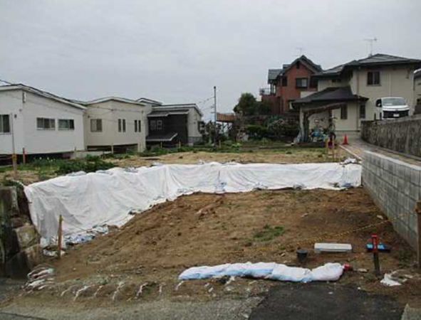 広島市西区草津梅が台、土地の画像です