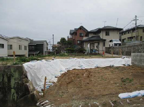 広島市西区草津梅が台、土地の画像です
