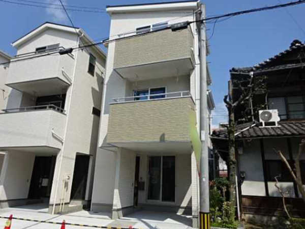 広島市南区宇品御幸、新築一戸建ての外観画像です