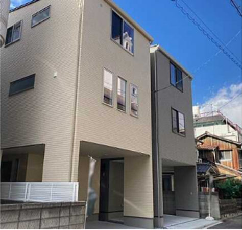 広島市南区宇品御幸、新築一戸建ての外観画像です