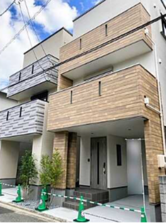 広島市南区宇品御幸、新築一戸建ての外観画像です