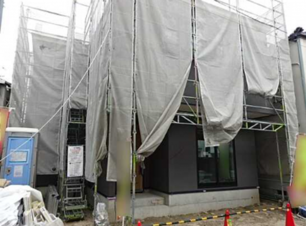 広島市南区宇品御幸、新築一戸建ての外観画像です
