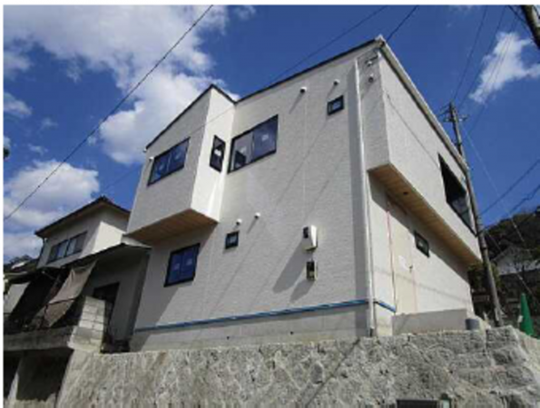 広島市東区戸坂大上、中古一戸建ての外観画像です