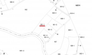 呉市天応西条、土地の間取り画像です