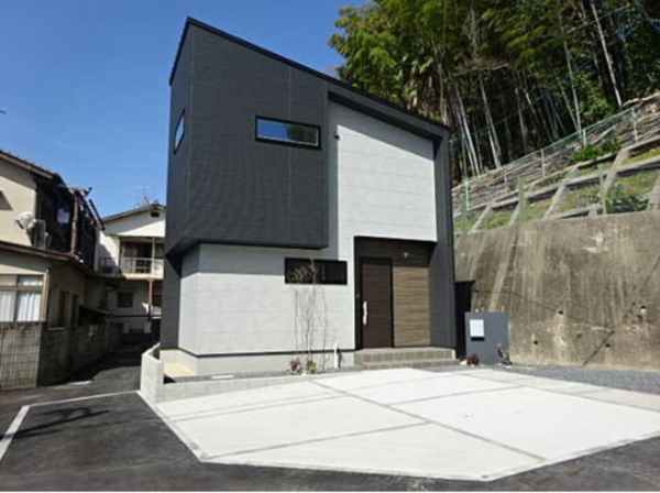 広島市南区北大河町、新築一戸建ての外観画像です