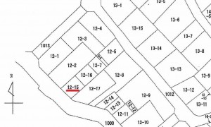 呉市寺本町、土地の間取り画像です