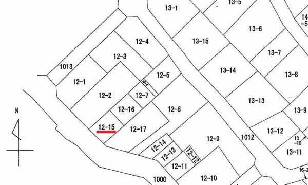 呉市寺本町、土地の間取り画像です