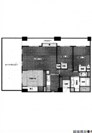 広島市西区井口台、収益物件/マンションの間取り画像です
