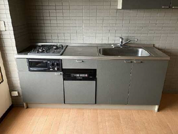 広島市東区山根町、マンションのキッチン画像です