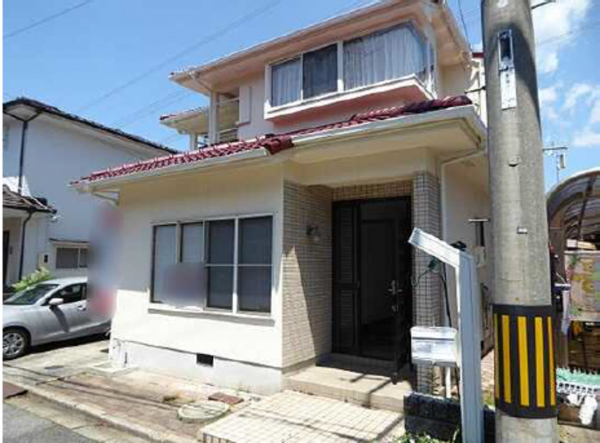 広島市東区馬木、中古一戸建ての外観画像です