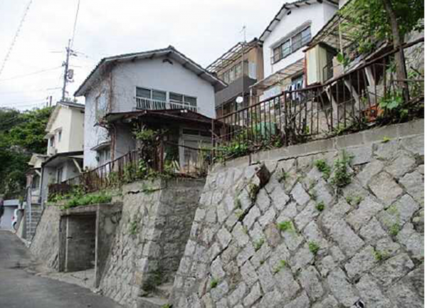 広島市西区己斐中、土地の画像です