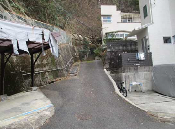 広島市西区己斐西町、土地の画像です