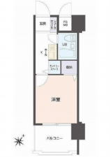 広島市西区己斐本町、収益物件/マンションの間取り画像です