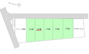 広島市東区温品、土地の間取り画像です