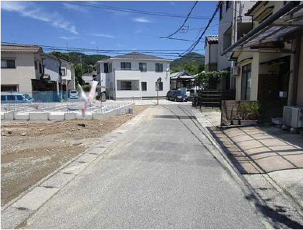 広島市東区温品、土地の画像です