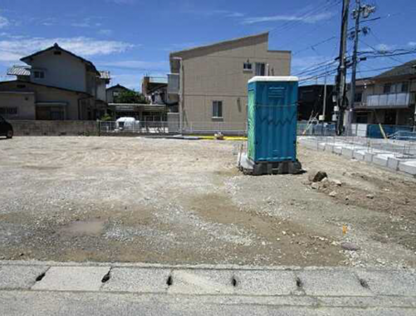 広島市東区温品、土地の画像です