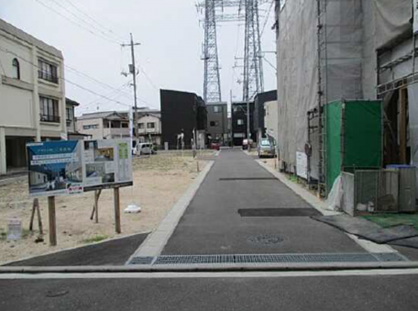 広島市西区庚午南、土地の画像です