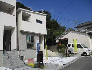 広島市西区田方、新築一戸建ての画像です