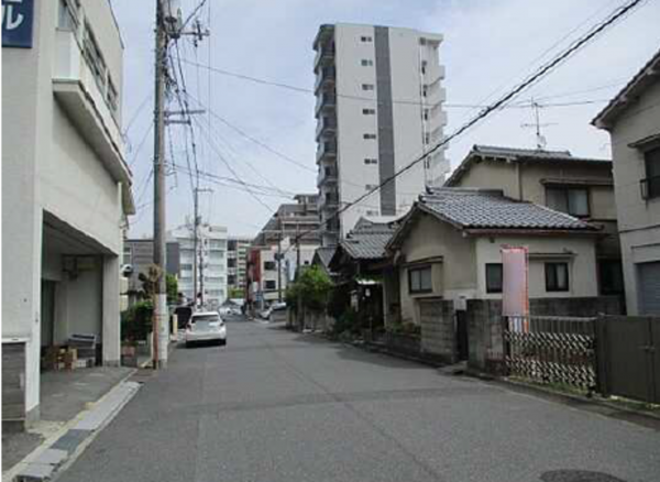 広島市西区東観音町、土地の画像です