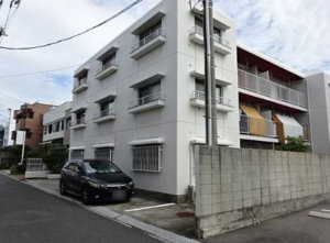 広島市南区西霞町、マンションの画像です