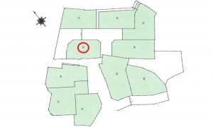 呉市三和町、土地の間取り画像です