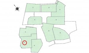 呉市三和町、土地の間取り画像です