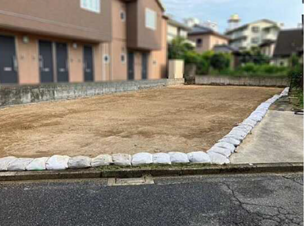 広島市南区東霞町、土地の画像です