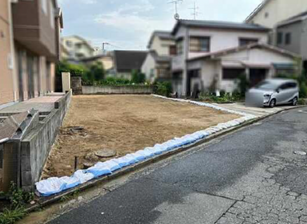 広島市南区東霞町、土地の画像です