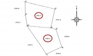呉市広横路、土地の間取り画像です