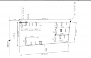 広島市中区西平塚町、土地の間取り画像です