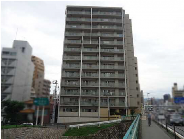 広島市中区住吉町、マンションの外観画像です