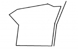 呉市仁方錦町、土地の間取り画像です