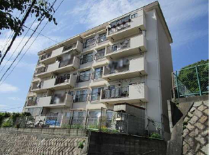 広島市東区山根町、マンションの外観画像です
