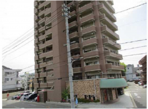 広島市西区三篠北町、マンションの外観画像です