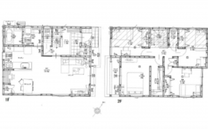 呉市焼山中央、中古一戸建ての間取り画像です
