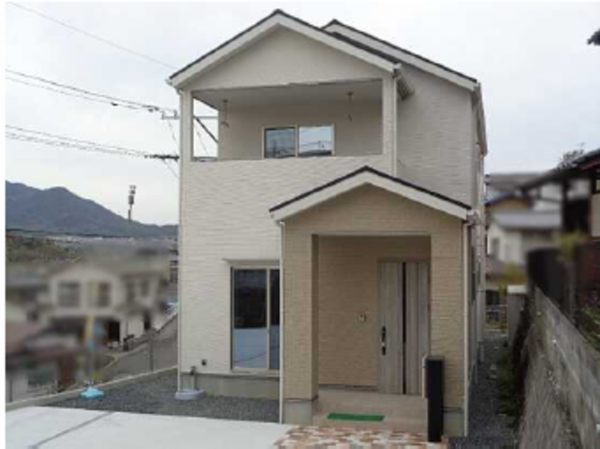 呉市焼山桜ヶ丘、中古一戸建ての外観画像です