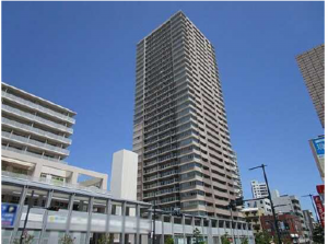 広島市東区若草町、マンションの外観画像です