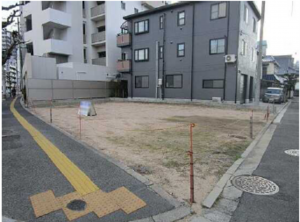 広島市東区牛田本町、土地の画像です