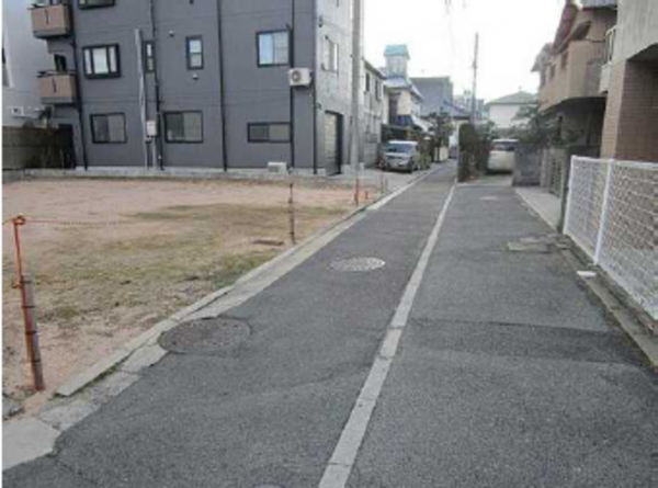 広島市東区牛田本町、土地の画像です