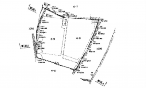呉市長迫町、土地の間取り画像です