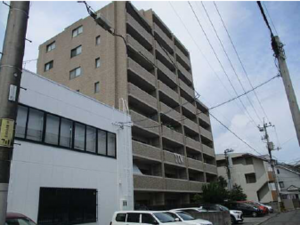 広島市西区庚午北、マンションの外観画像です
