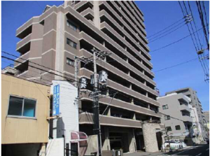 広島市西区三篠町、マンションの外観画像です